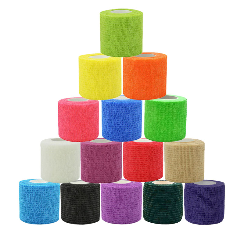 Finger Tape Athletic - 15 قطعة 2.5/5/7.5 سنتيمتر الملونة رياضية