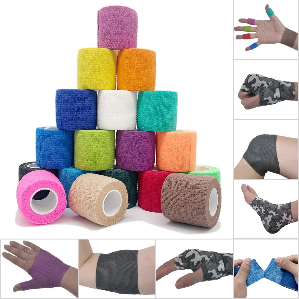 Finger Tape Athletic - 18 لون ملون رياضي التفاف الشريط