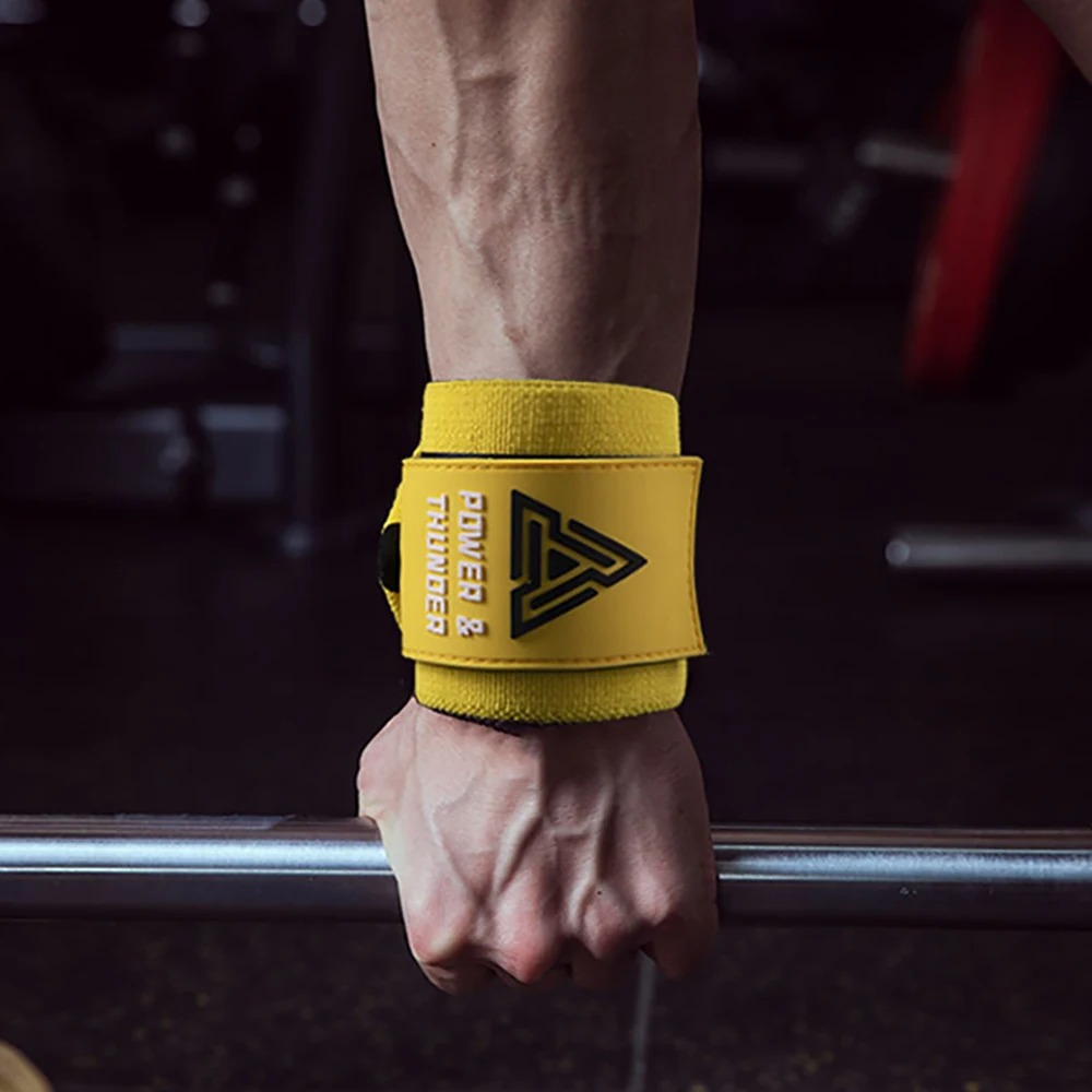 Crossfit Workout Gear - لفافات معصم شديدة التحمل لرفع الأثقال