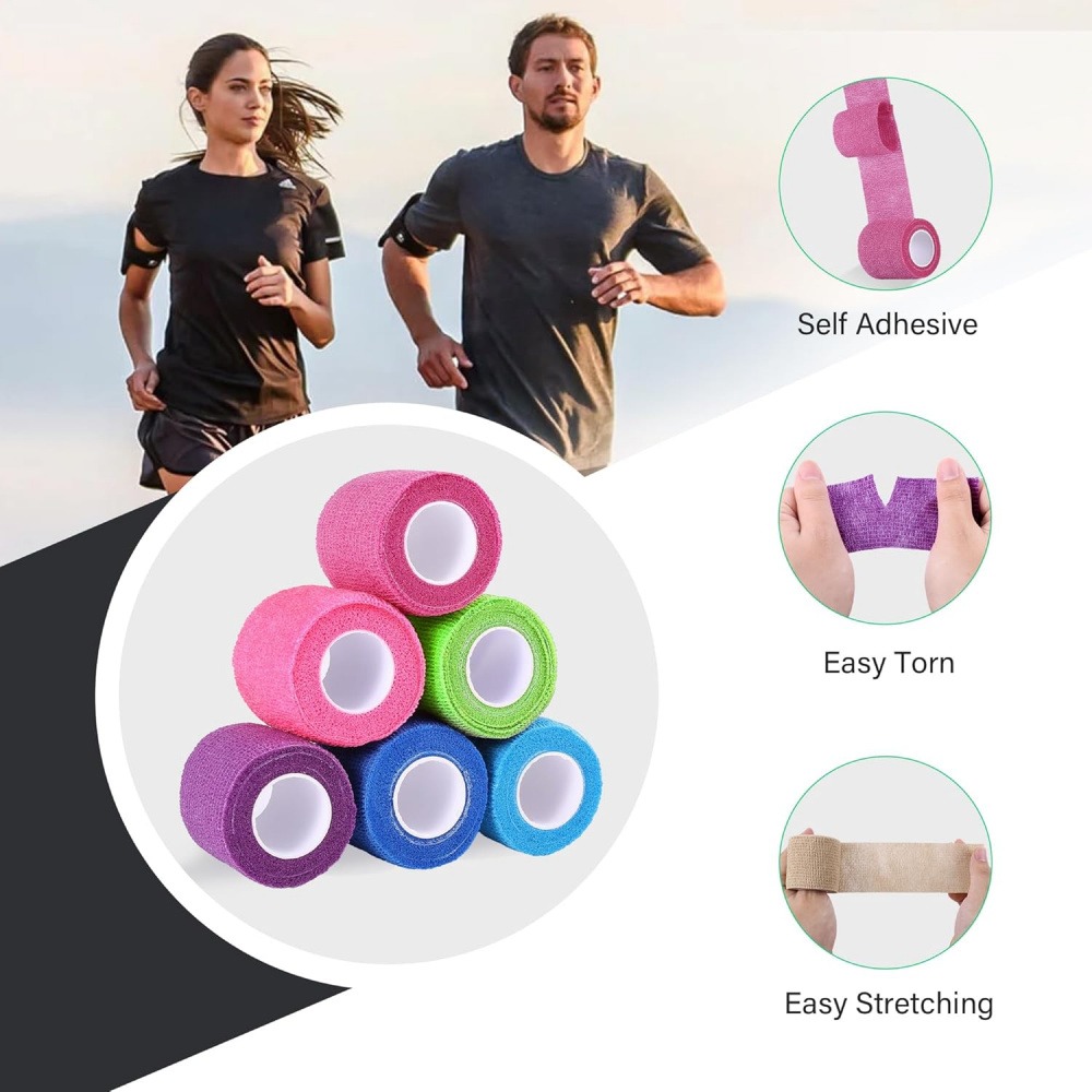 قطعتان من شريط لاصق ذاتي اللصق - مراجعة Finger Tape Athletic وسعره