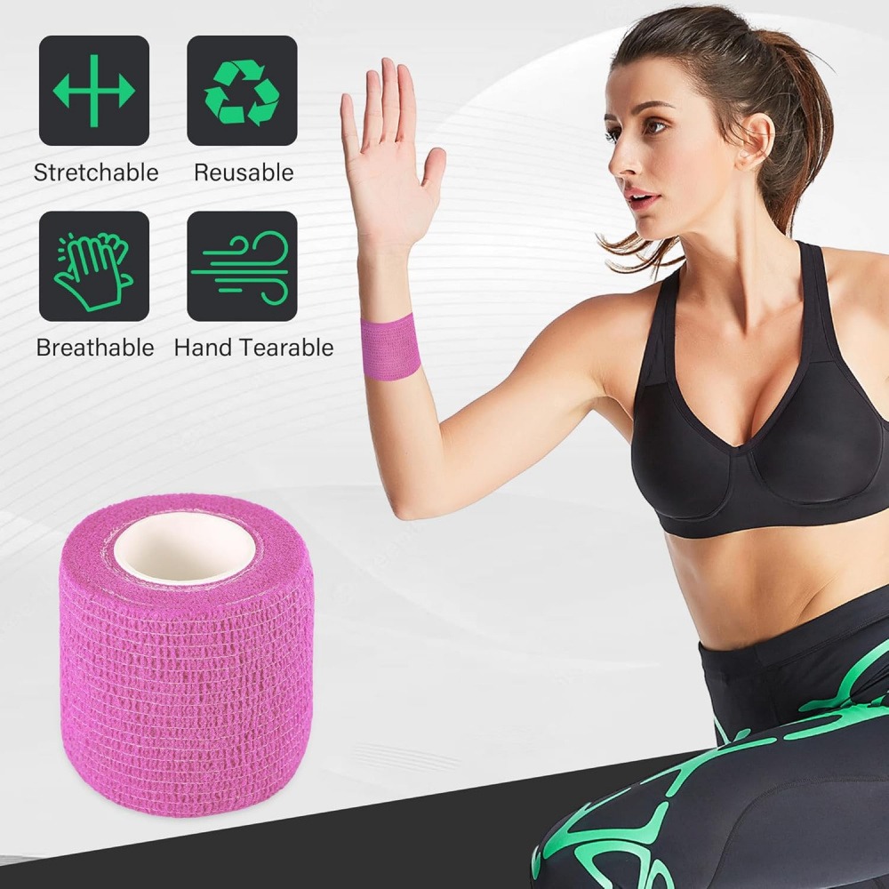 قطعتان من شريط لاصق ذاتي اللصق - مراجعة Finger Tape Athletic وسعره