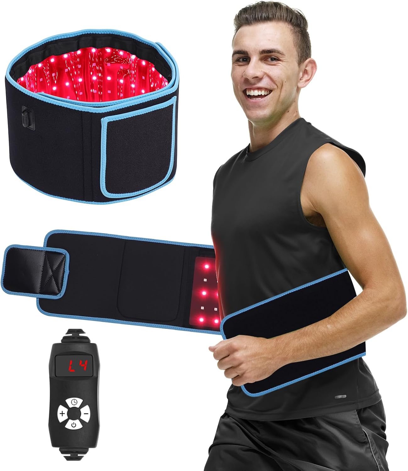 حزام تدليك بالعلاج الضوئي LED  - مراجعة Crossfit Gym وسعره