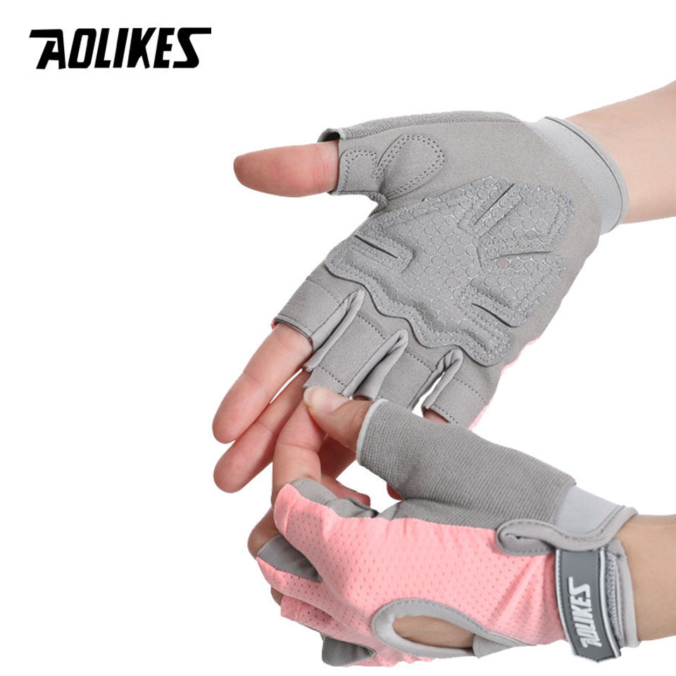 AOLIKES 1 زوج قفازات الصالة ال - مراجعة Crossfit Workout Gear وسعره