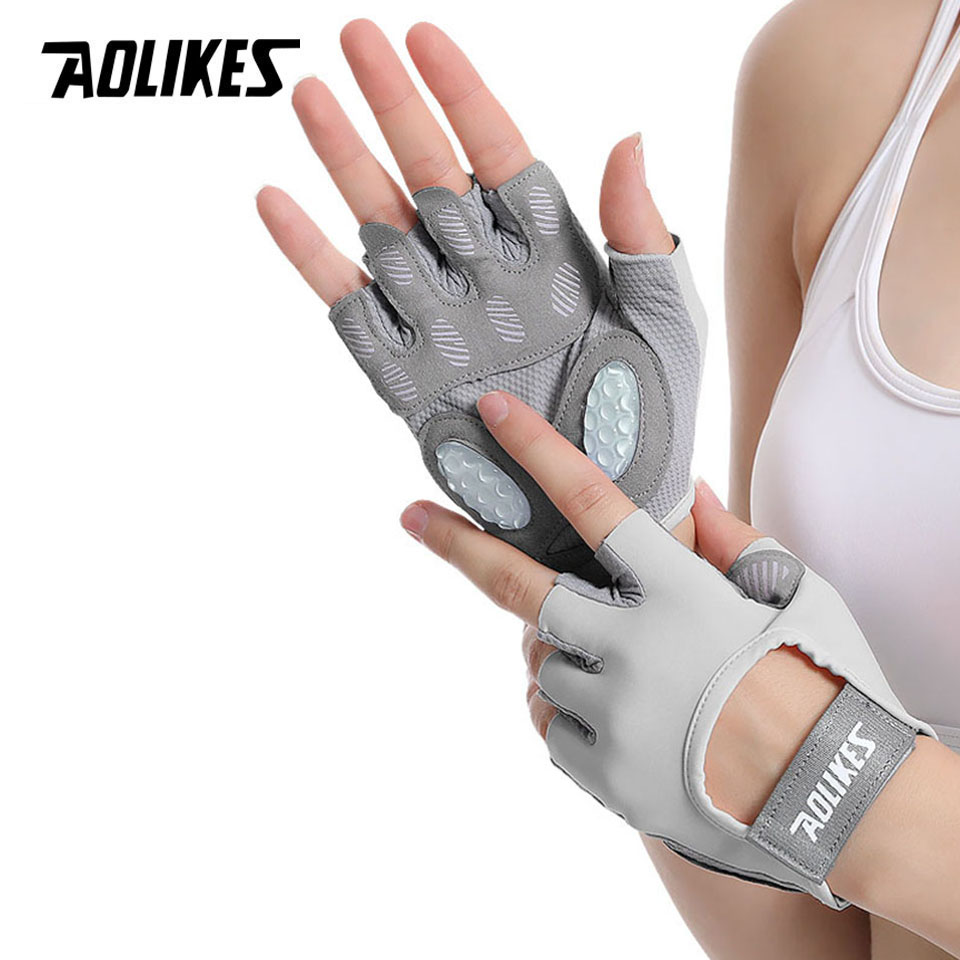 AOLIKES 1 زوج قفازات الصالة ال - مراجعة Crossfit Workout Gear وسعره