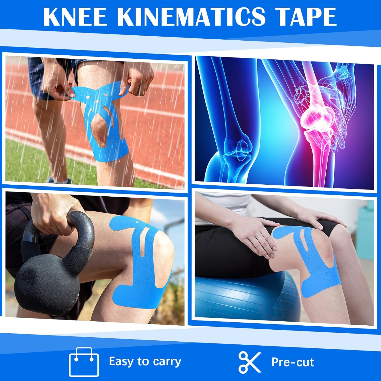 10 قطعة شريط علم الحركة مسبق ا - مراجعة Finger Tape Athletic وسعره