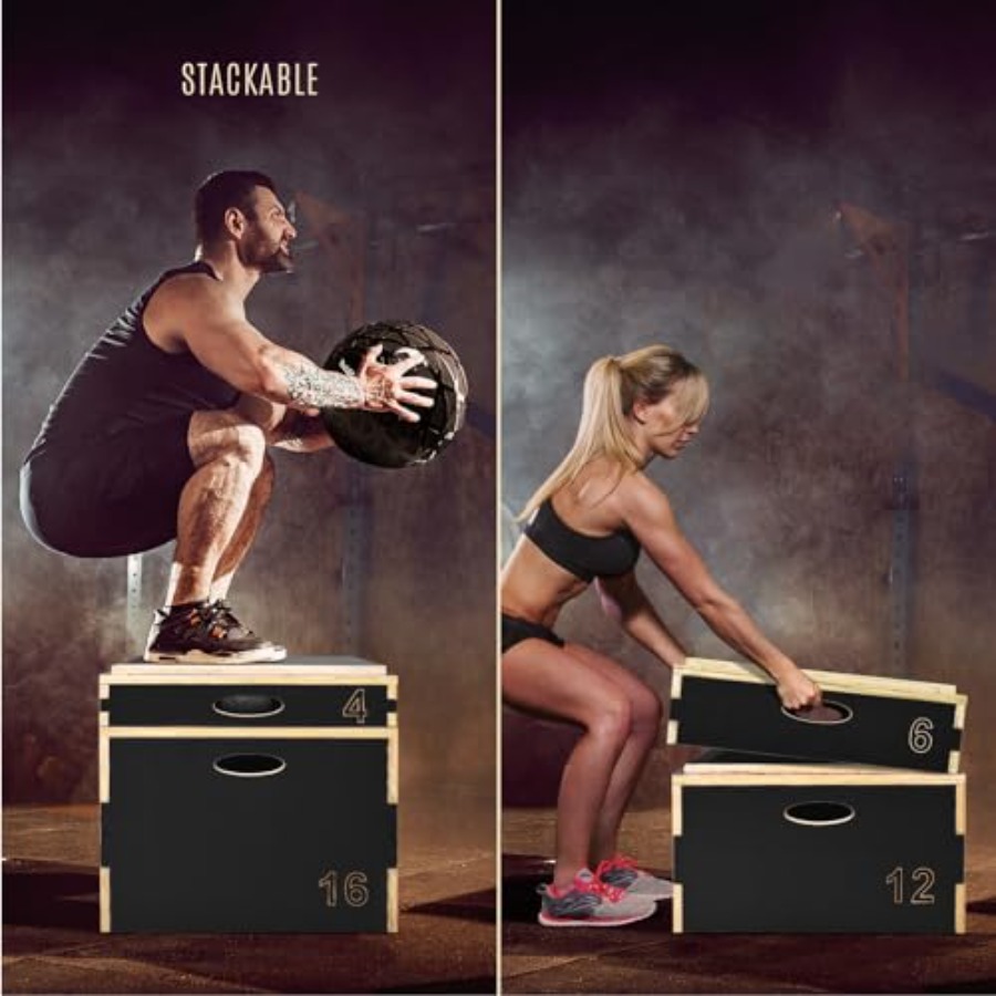 صندوق خشبي متعدد الاستخدامات 3 - مراجعة Box Jump Plyo وسعره