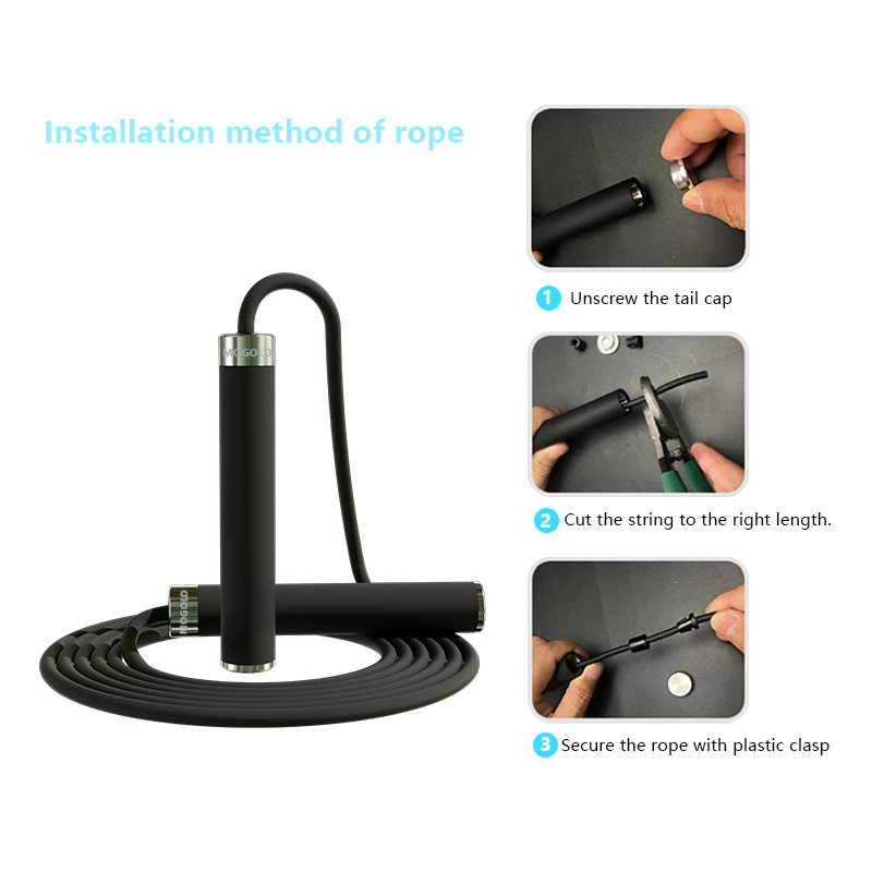 حبل قفز ملاكمة قابل للتعديل لل - مراجعة Skipping Rope Pvc وسعره