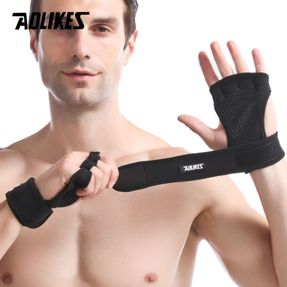 AOLIKES قفازات رفع الأثقال الت - مراجعة Crossfit Workout Gear وسعره