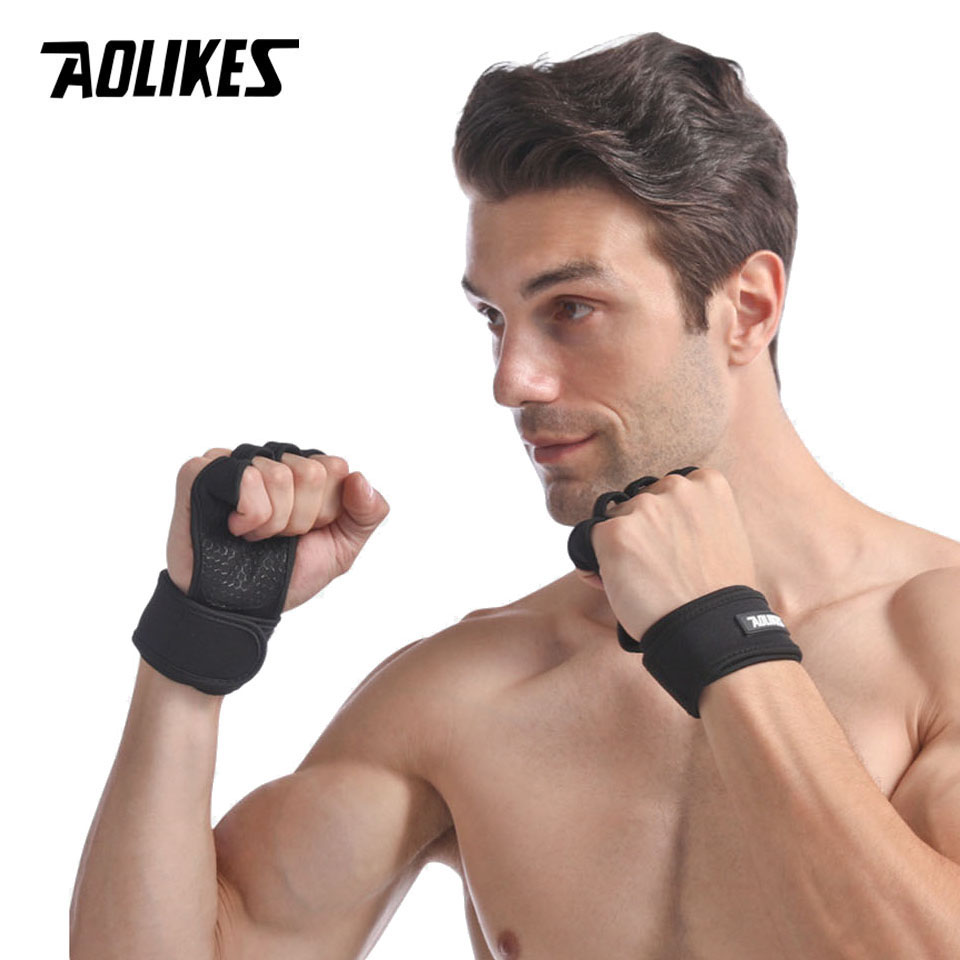 AOLIKES قفازات رفع الأثقال الت - مراجعة Crossfit Workout Gear وسعره
