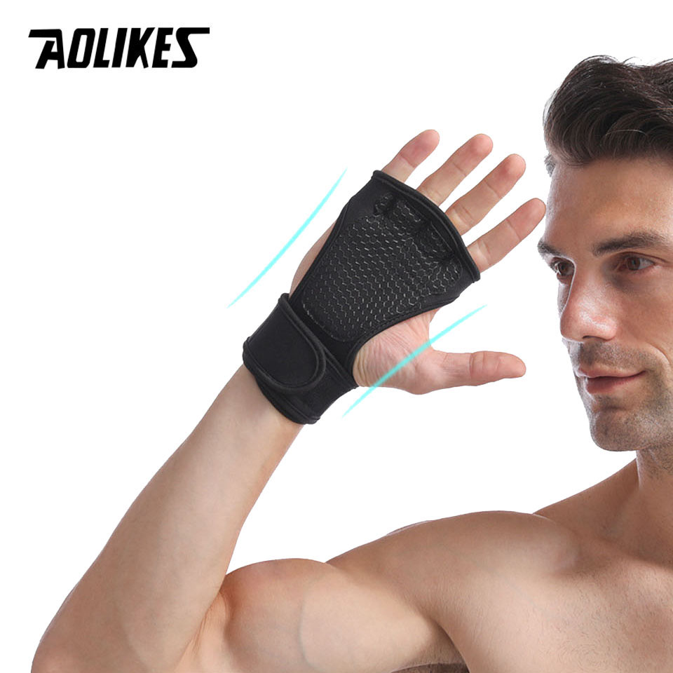 AOLIKES قفازات رفع الأثقال الت - مراجعة Crossfit Workout Gear وسعره