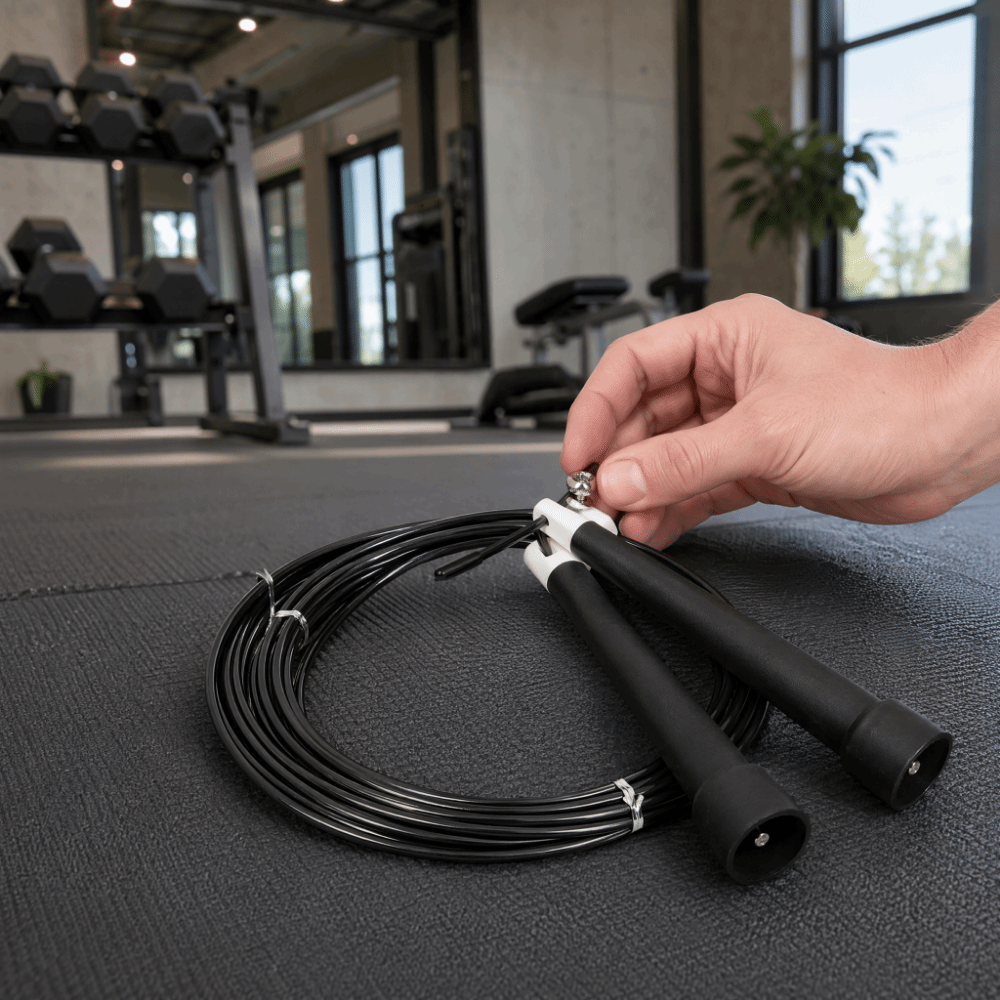 حبل قفز محمول من الفولاذ المقا - مراجعة Skipping Rope Pvc وسعره