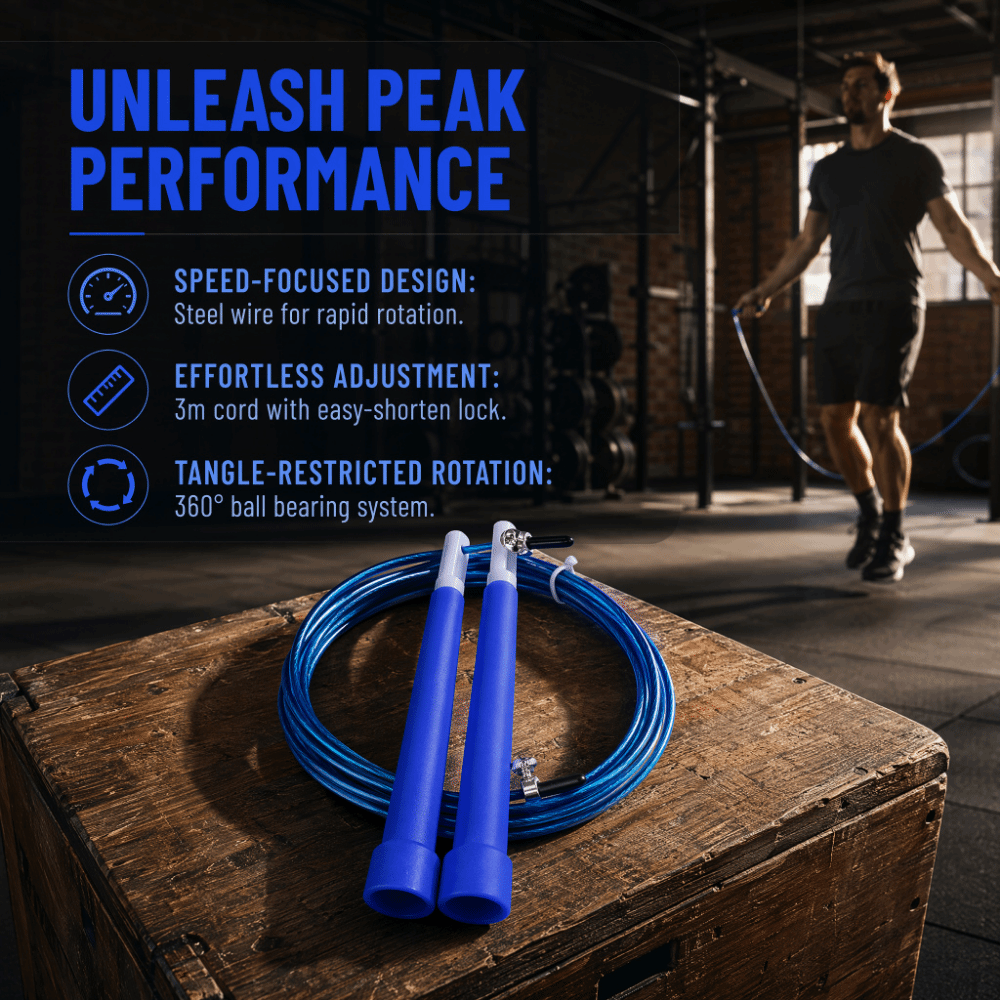 حبل قفز من الفولاذ المتين، خال - مراجعة Skipping Rope Pvc وسعره