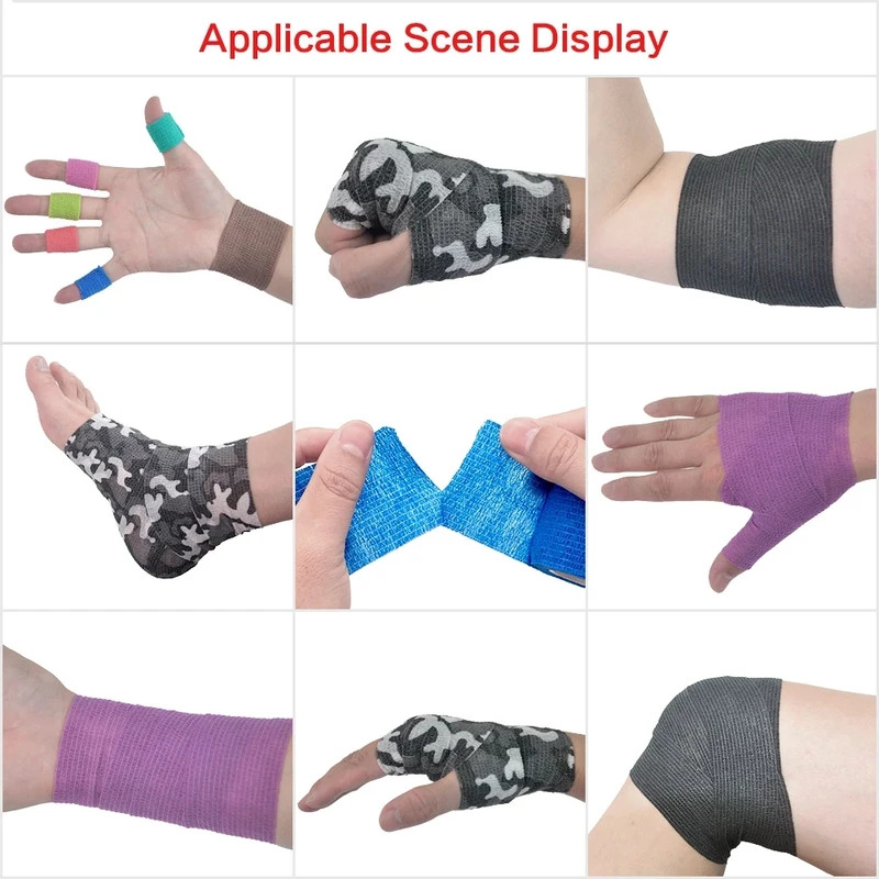 6/12 قطعة الرياضة الملونة الذا - مراجعة Finger Tape Athletic وسعره